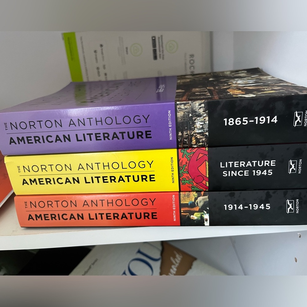 Norton Anthology of America Literature- 3 Volume Set